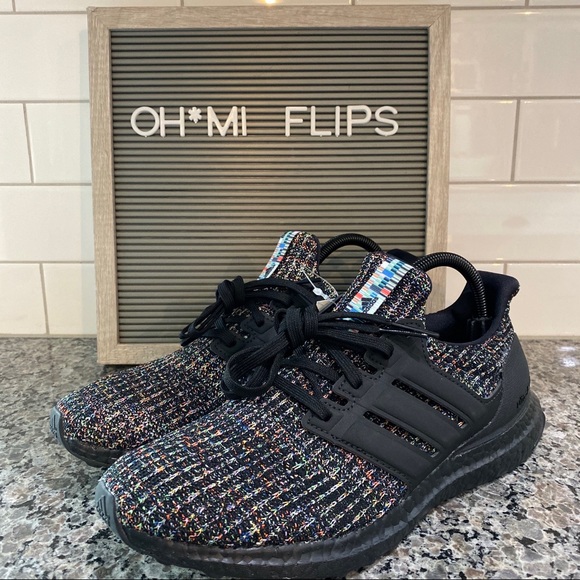 adidas Other - Adidas UltraBOOST 3.0 Black Multi-Color Mens NIB